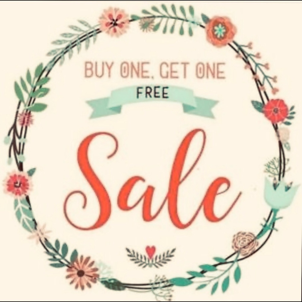 Buy one, get one free sale